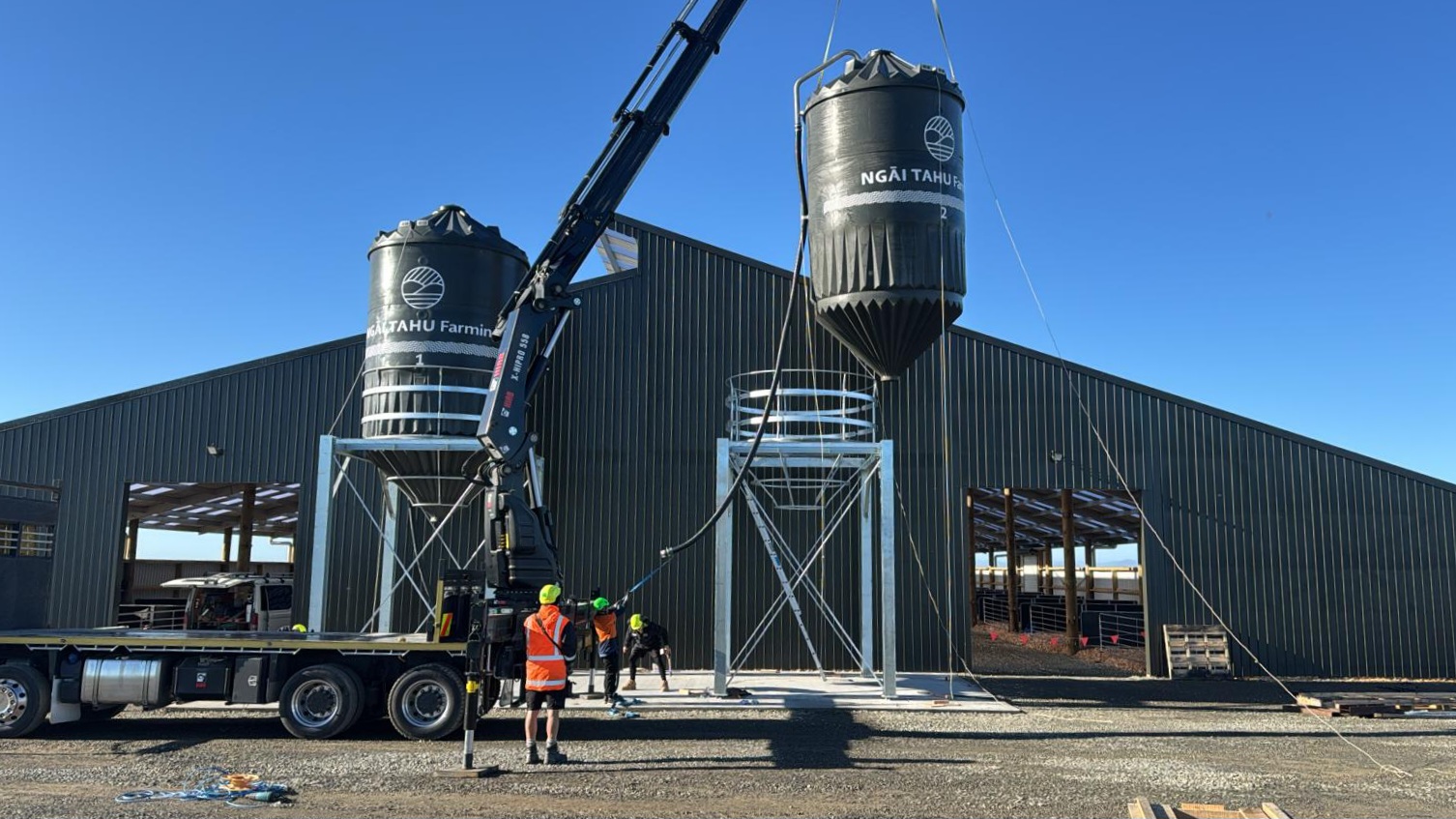 Ngai Tahu Farming - Calf Meal Storage & Handling